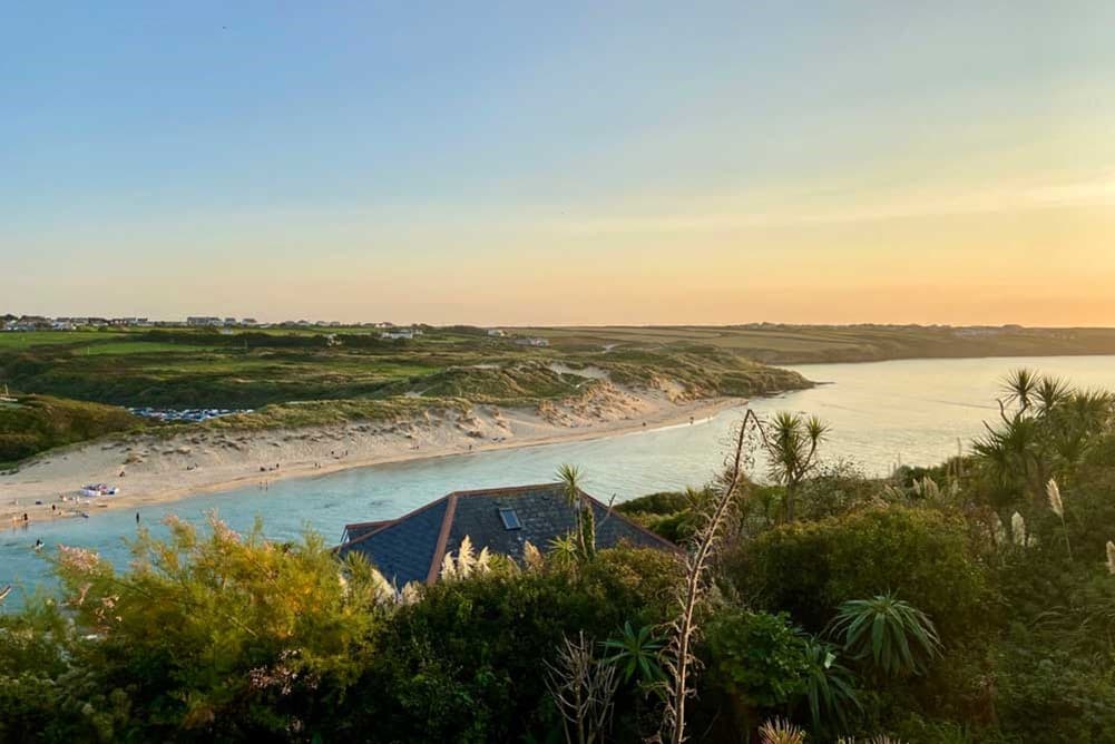 Sunset over the River Gannel.