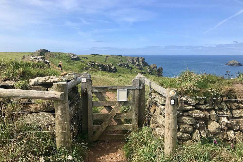 Gate past Pentire Point