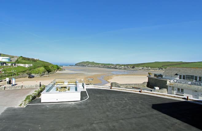 Sandpiper view over Porth Beach