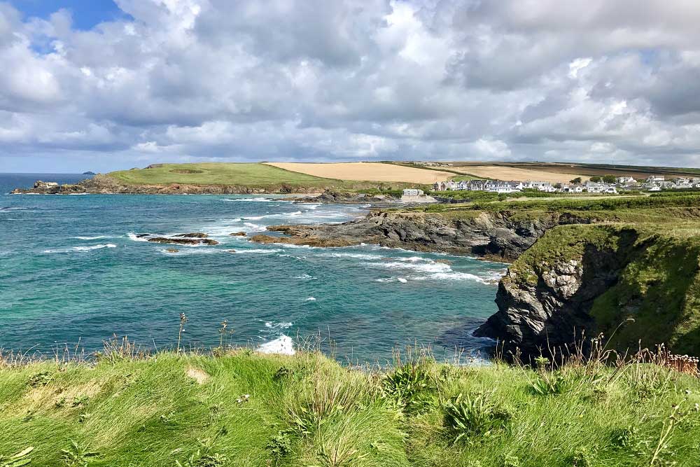 sea view over cliffs