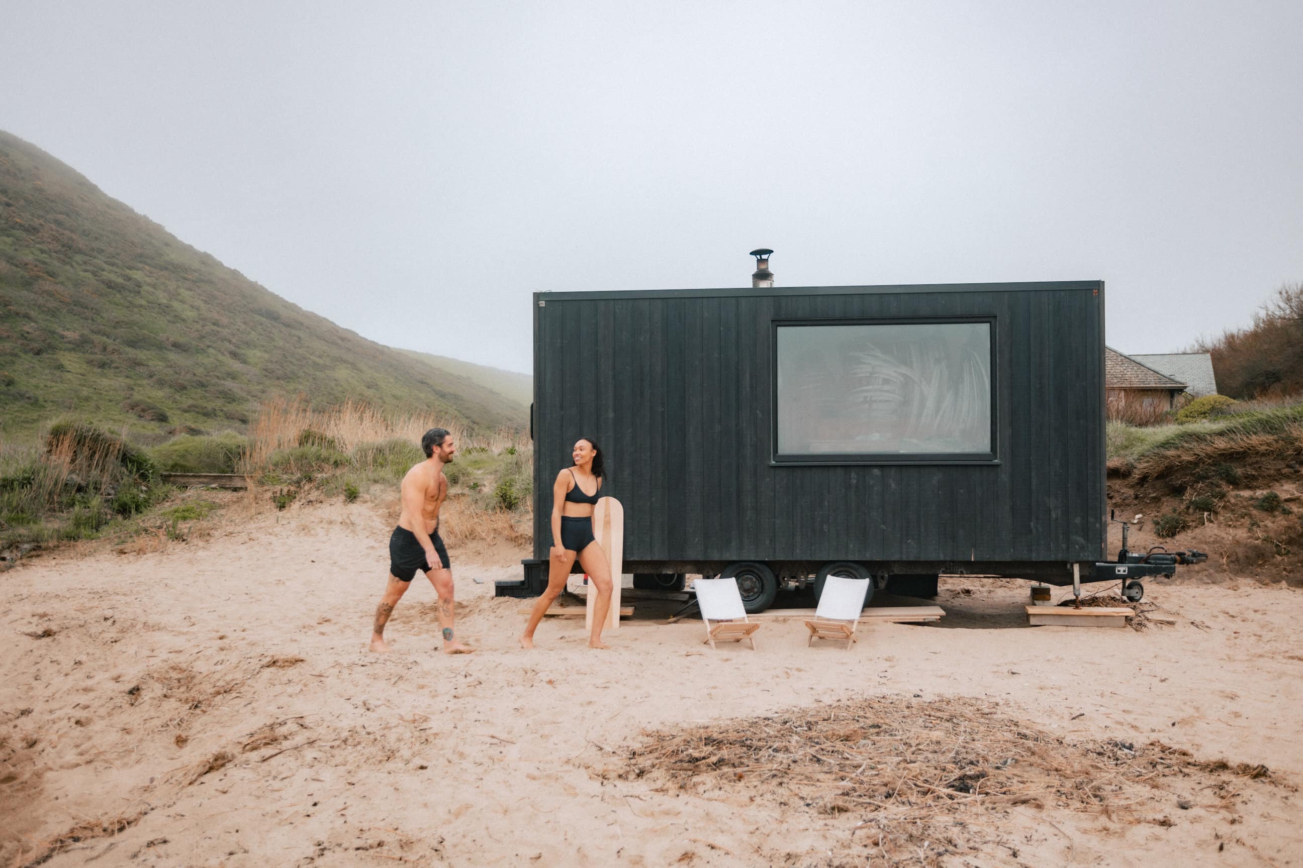 Sauna on the sand