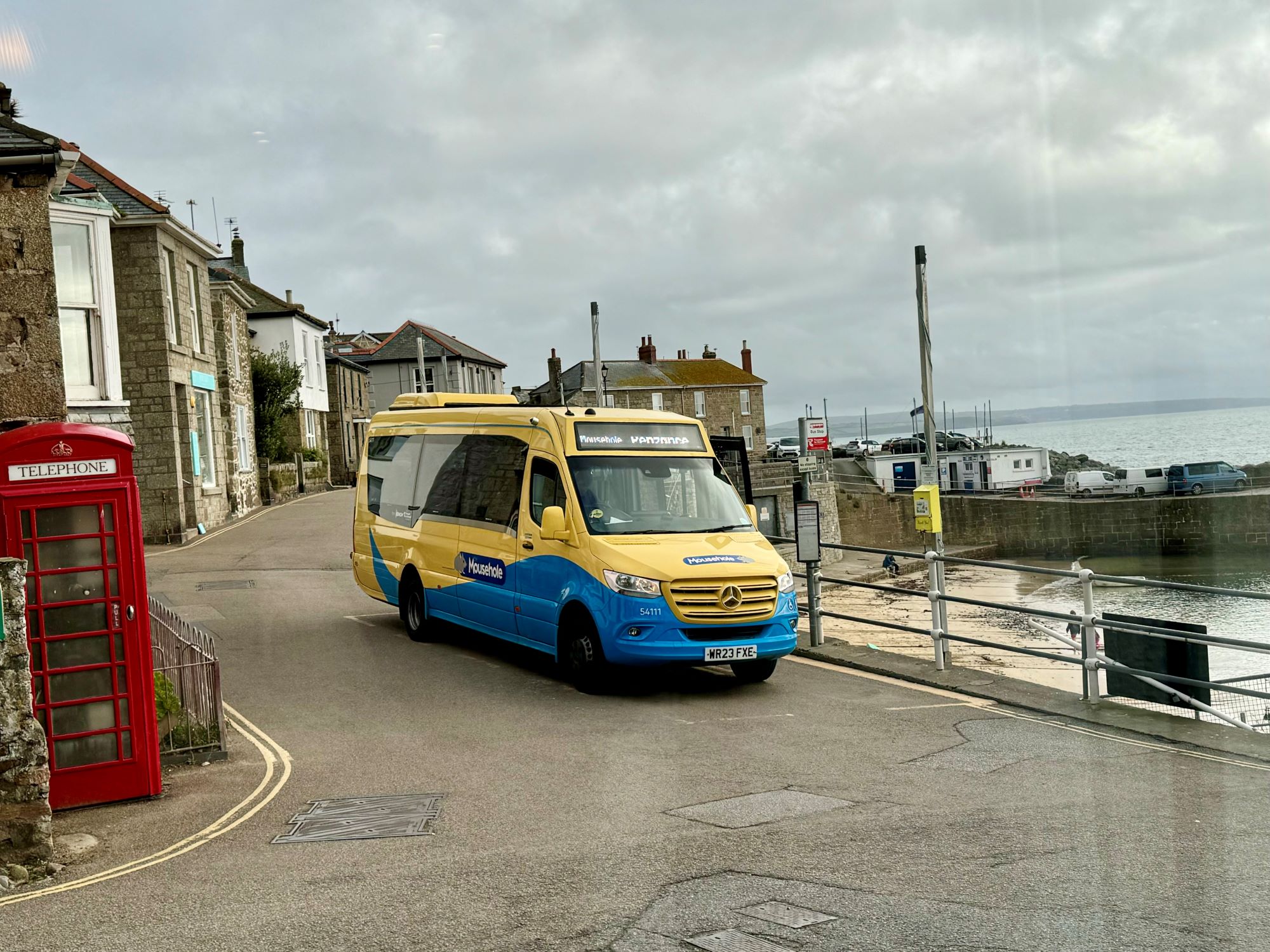 Bus on Mousehole street