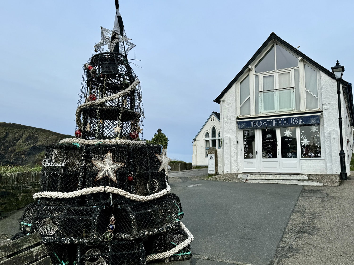 Port Isaac Christmas tree