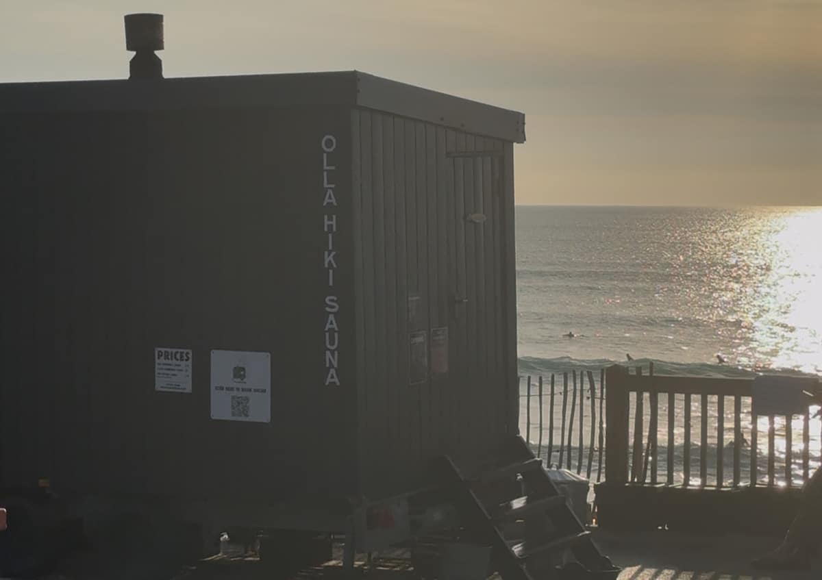Olla Hiki Sauna, Fistral Beach