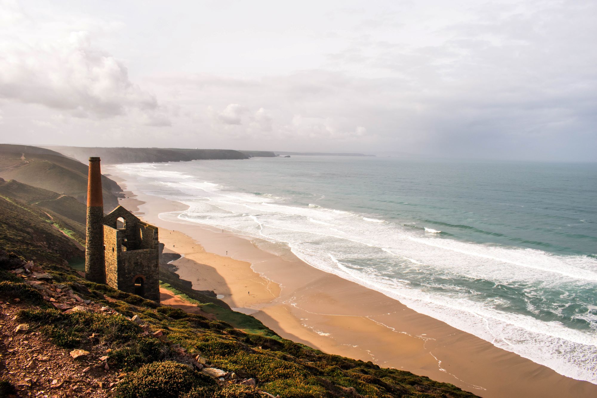 An image of Wheal Coates tin mine in St Agnes