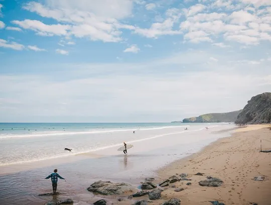 A view of Watergate bay.