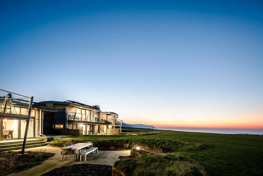 Atlantic view at dusk.