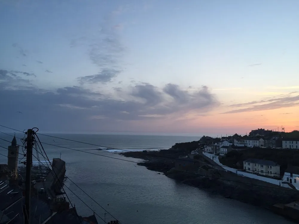 Estuary at dusk.