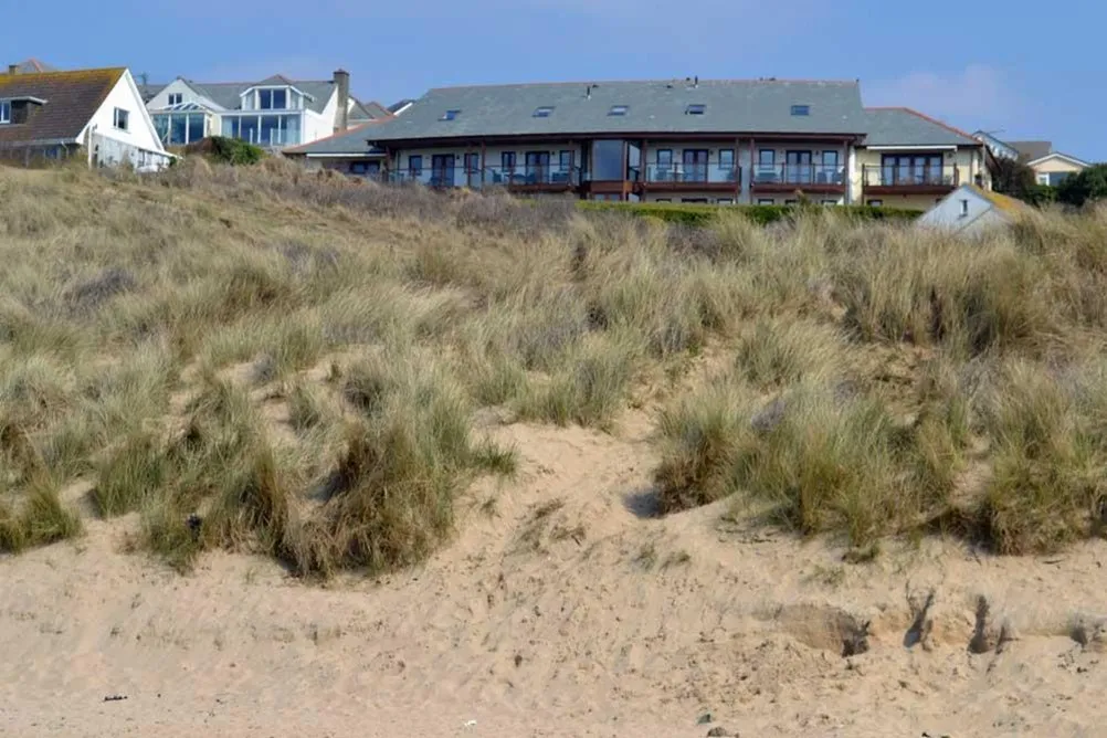 A house on the sand.