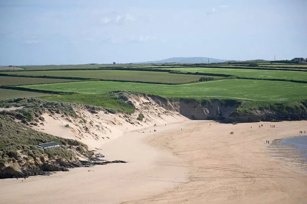 Crantock beach.