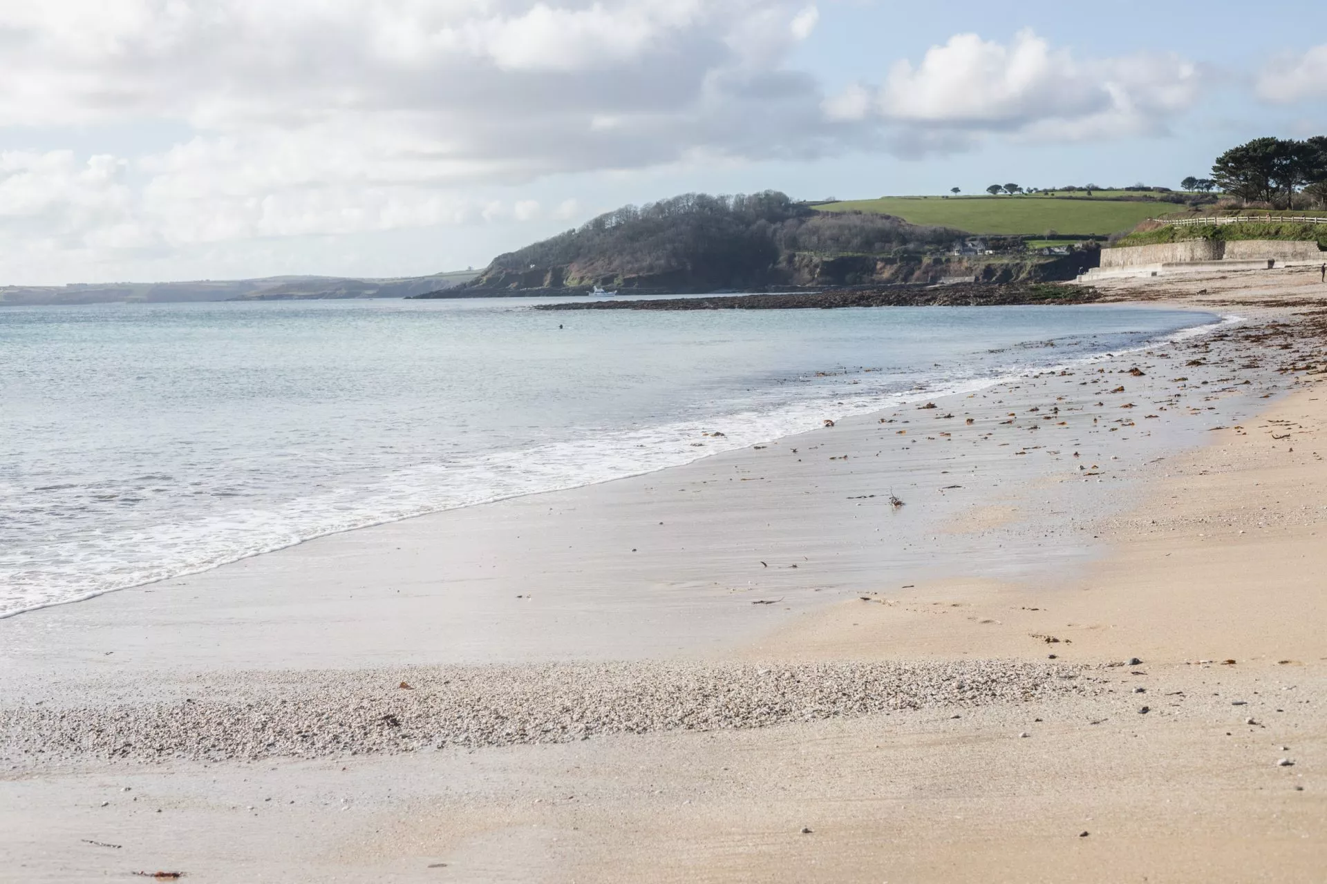 Gyllyngvase Beach in Falmouth, Cornwall