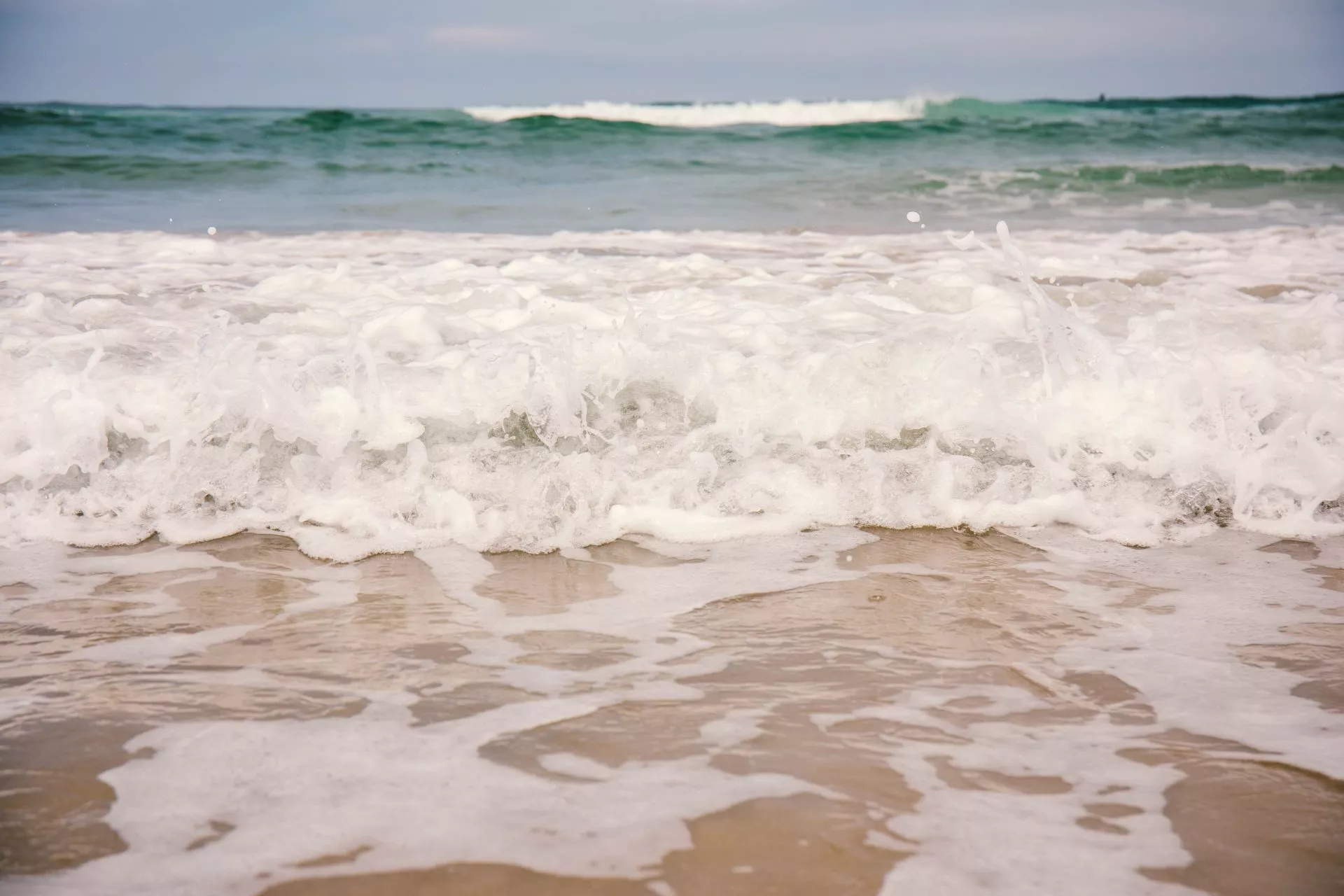 Sandy beach in Cornwall