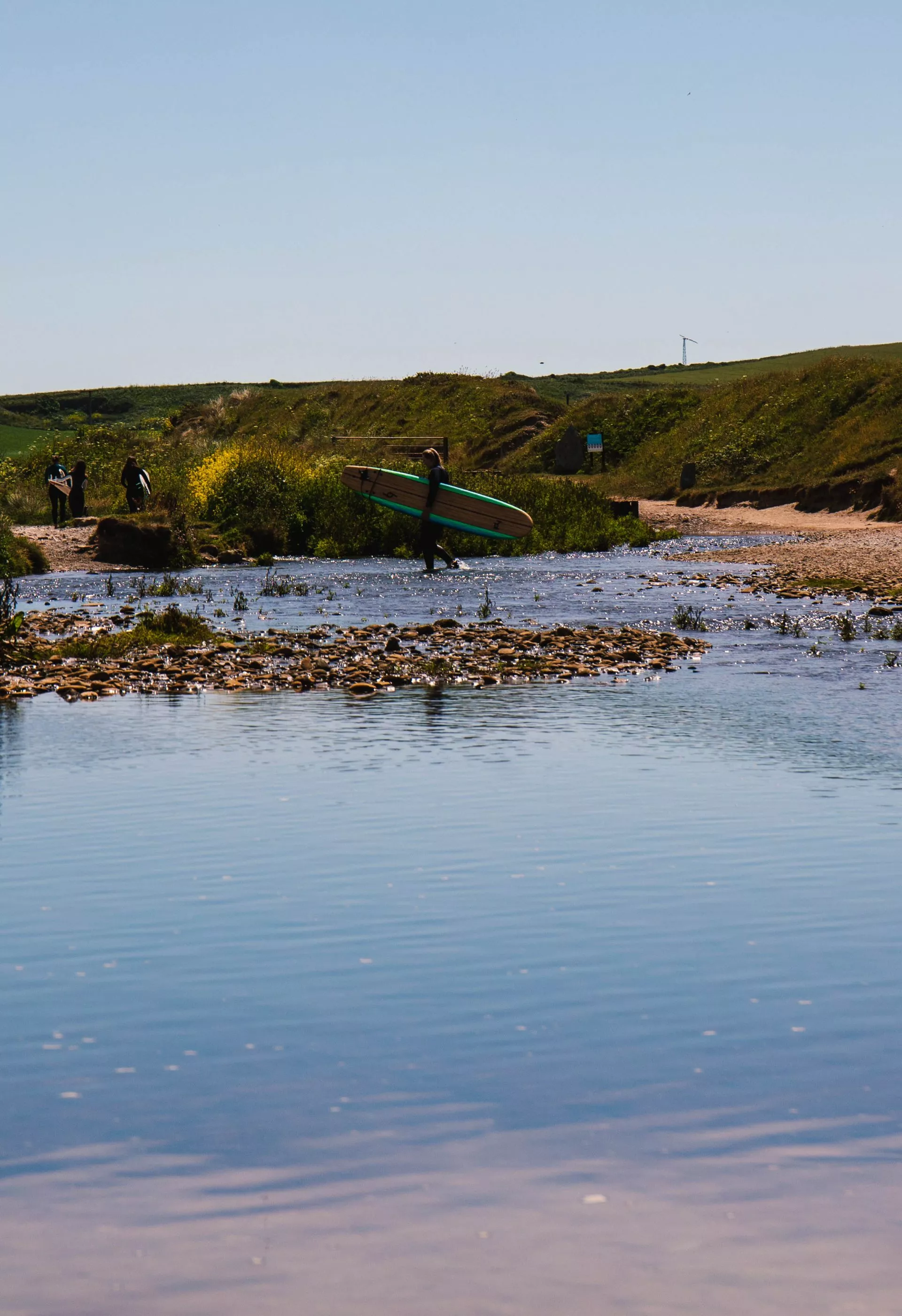 Sandy beach in Cornwall