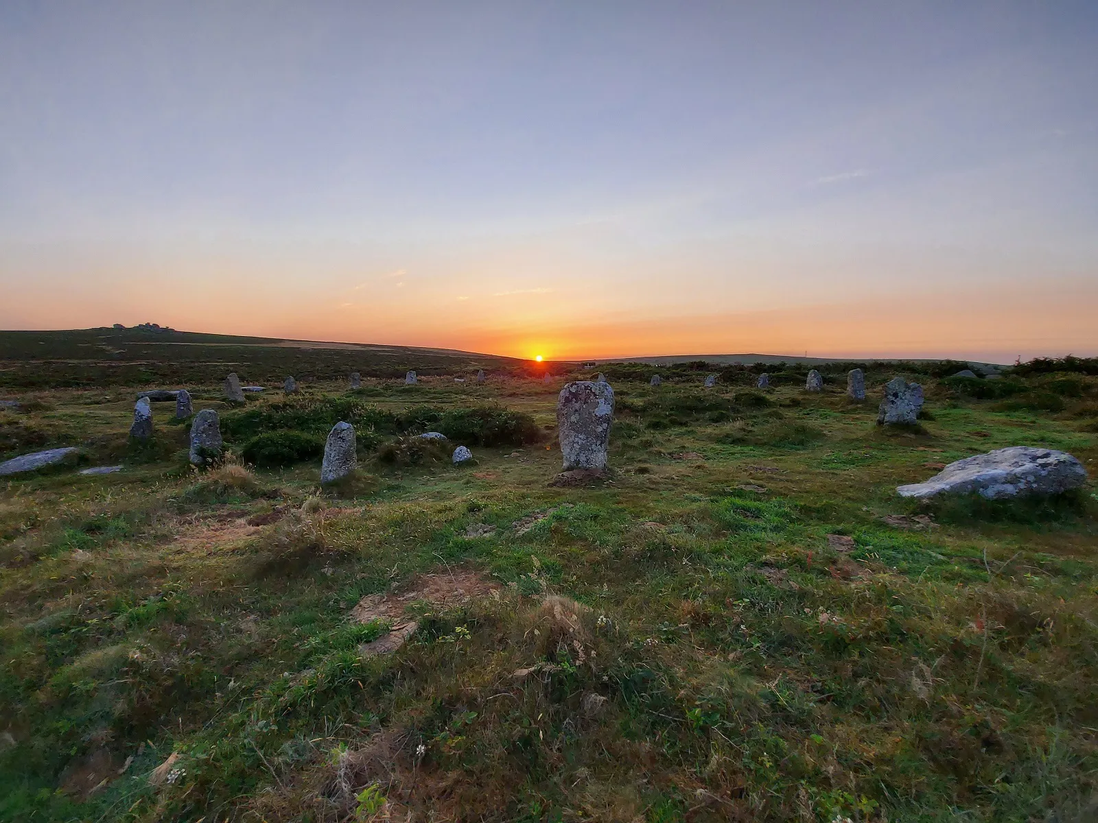 Stone circle sunrise