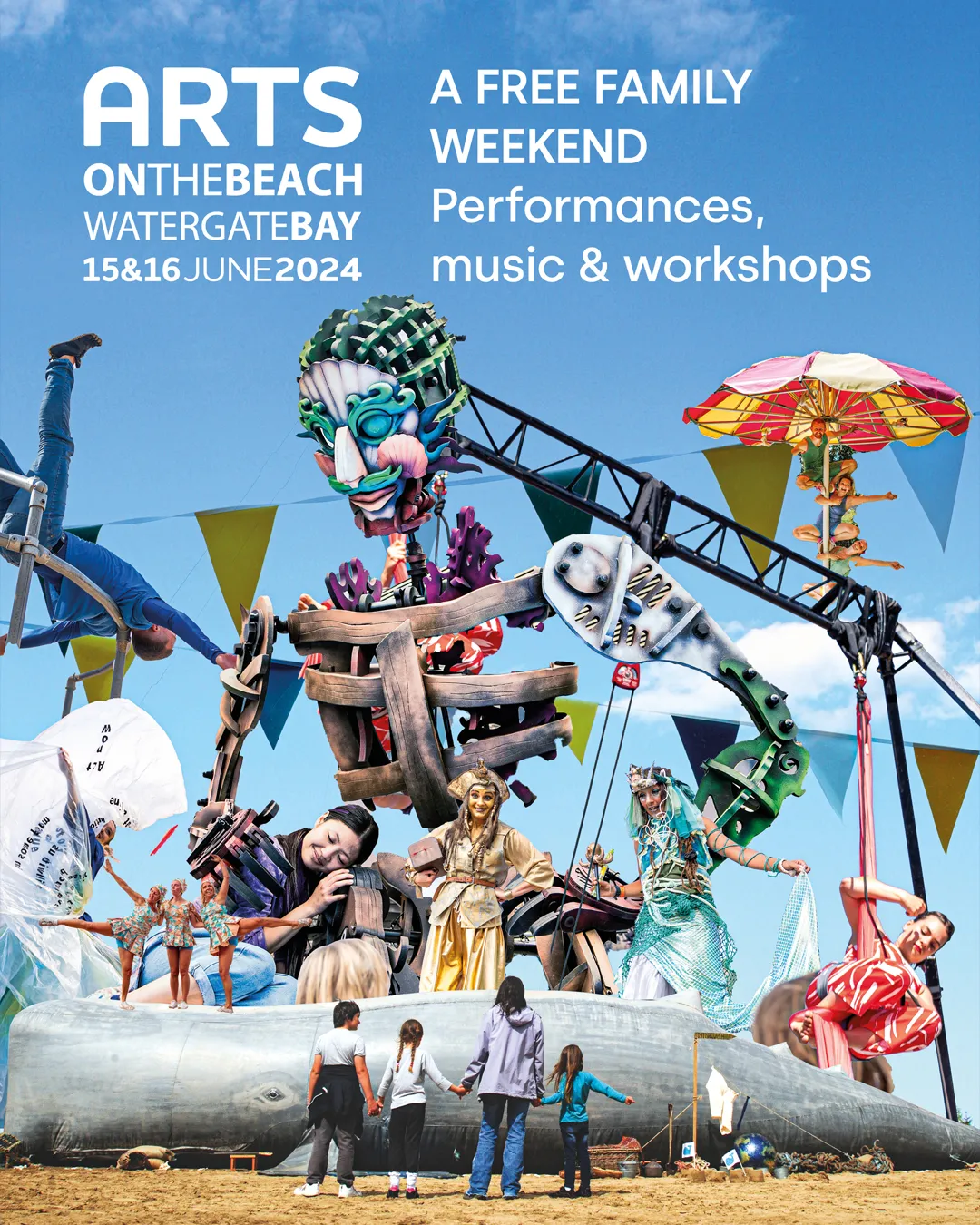 Beach Retreats | Arts on the beach at Watergate Bay