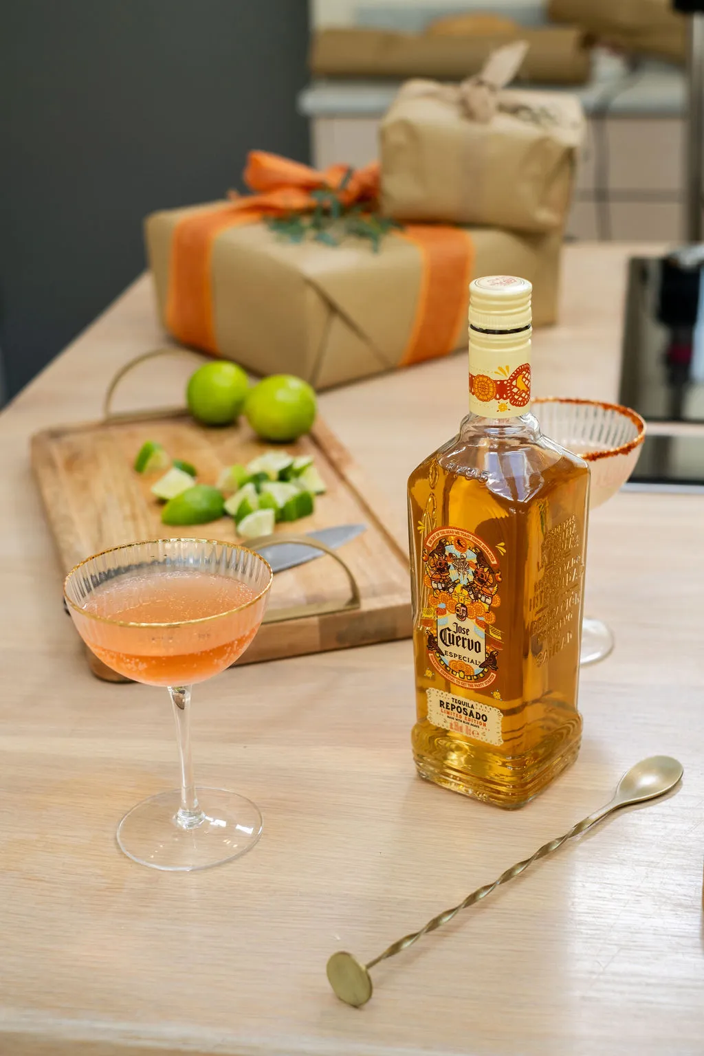 Festive margaritas