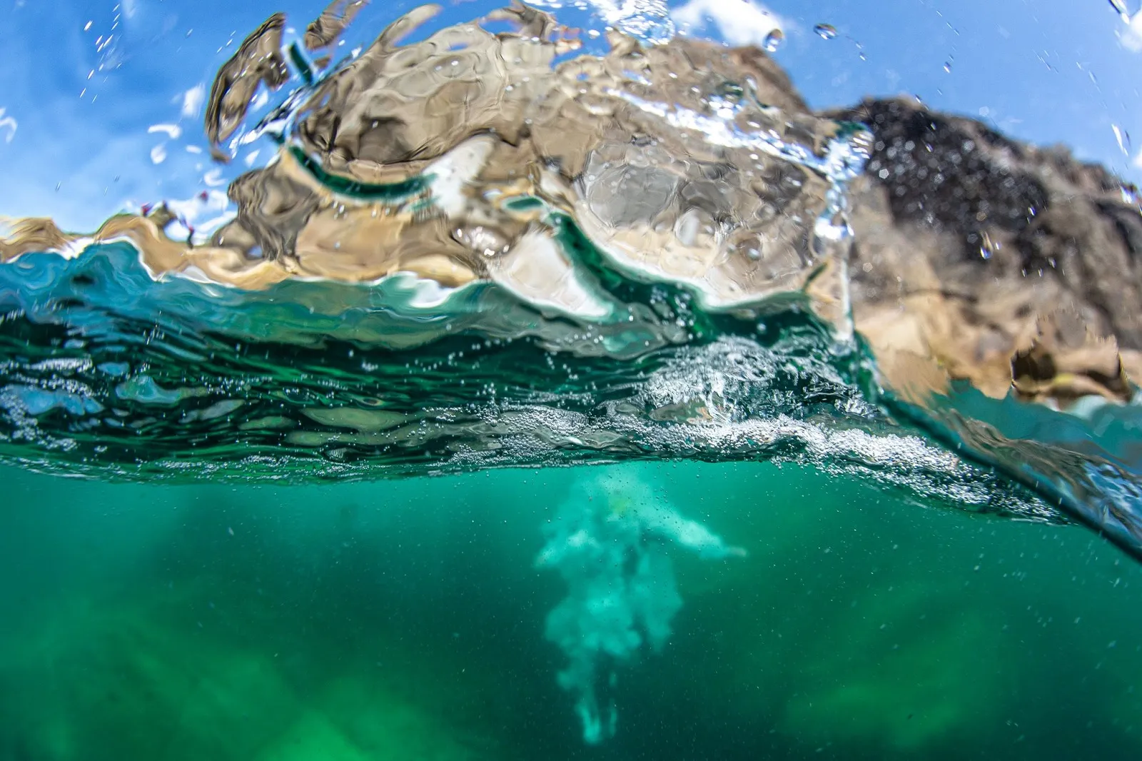 Underwater swimmer