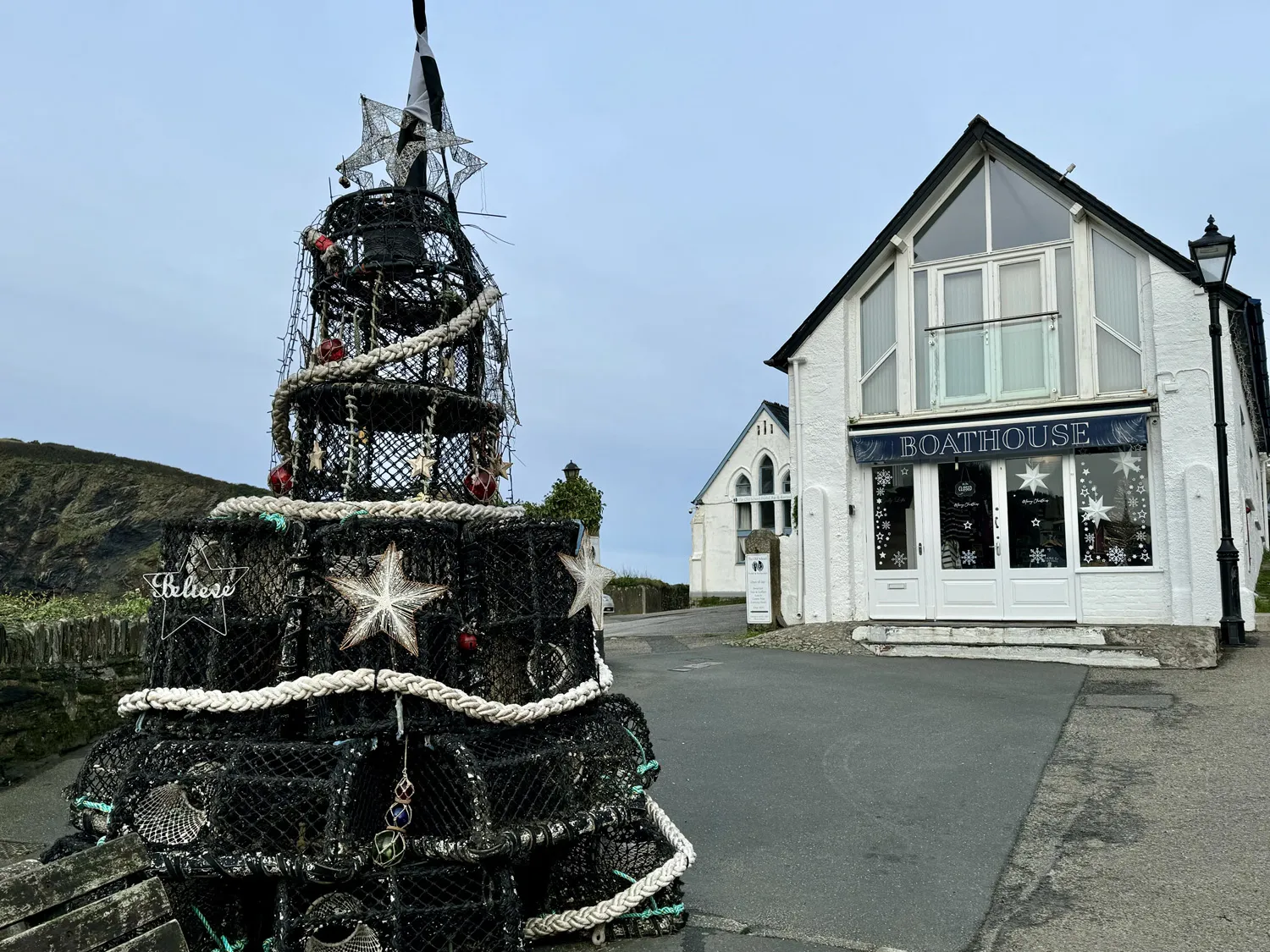 Port Isaac Christmas tree