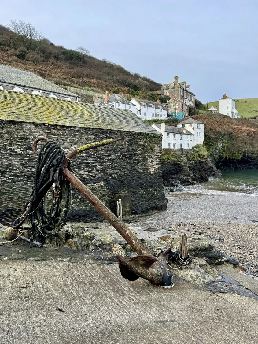 Port Isaac harbour anchor