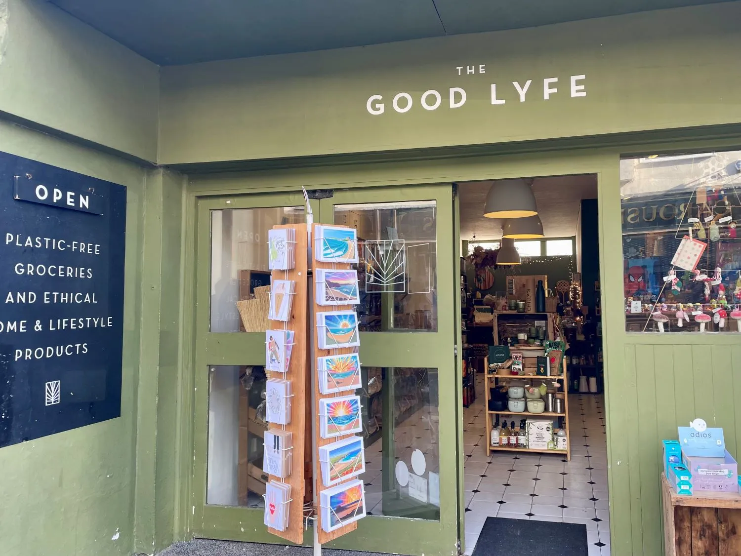 Zero waste shop in Newquay