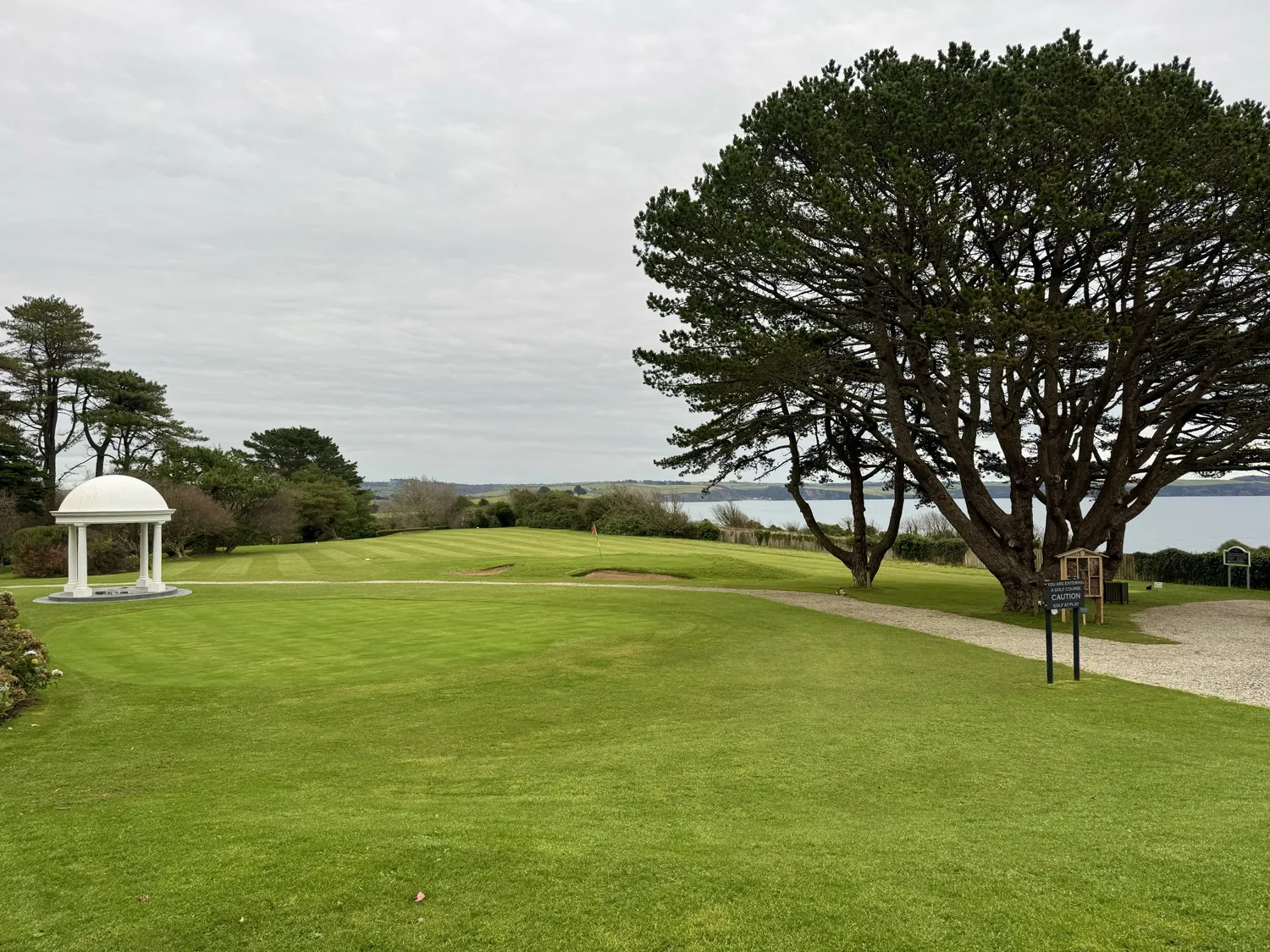 Golf course at Carlyon Bay hotel