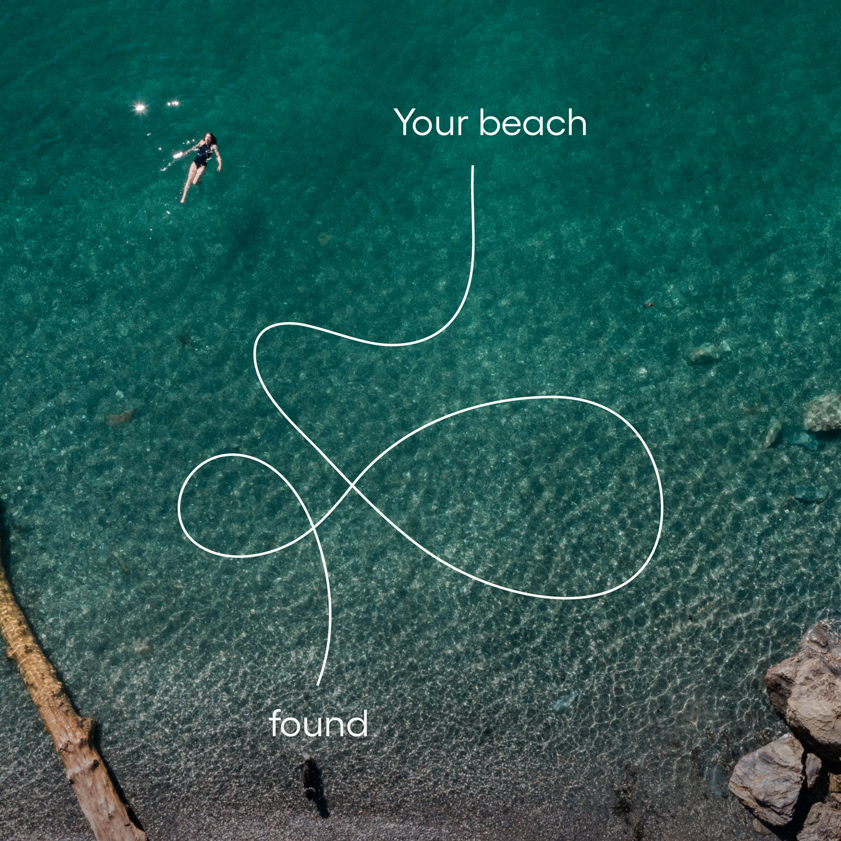 Your Beach. Found creative marketing campaign by Beach Retreats